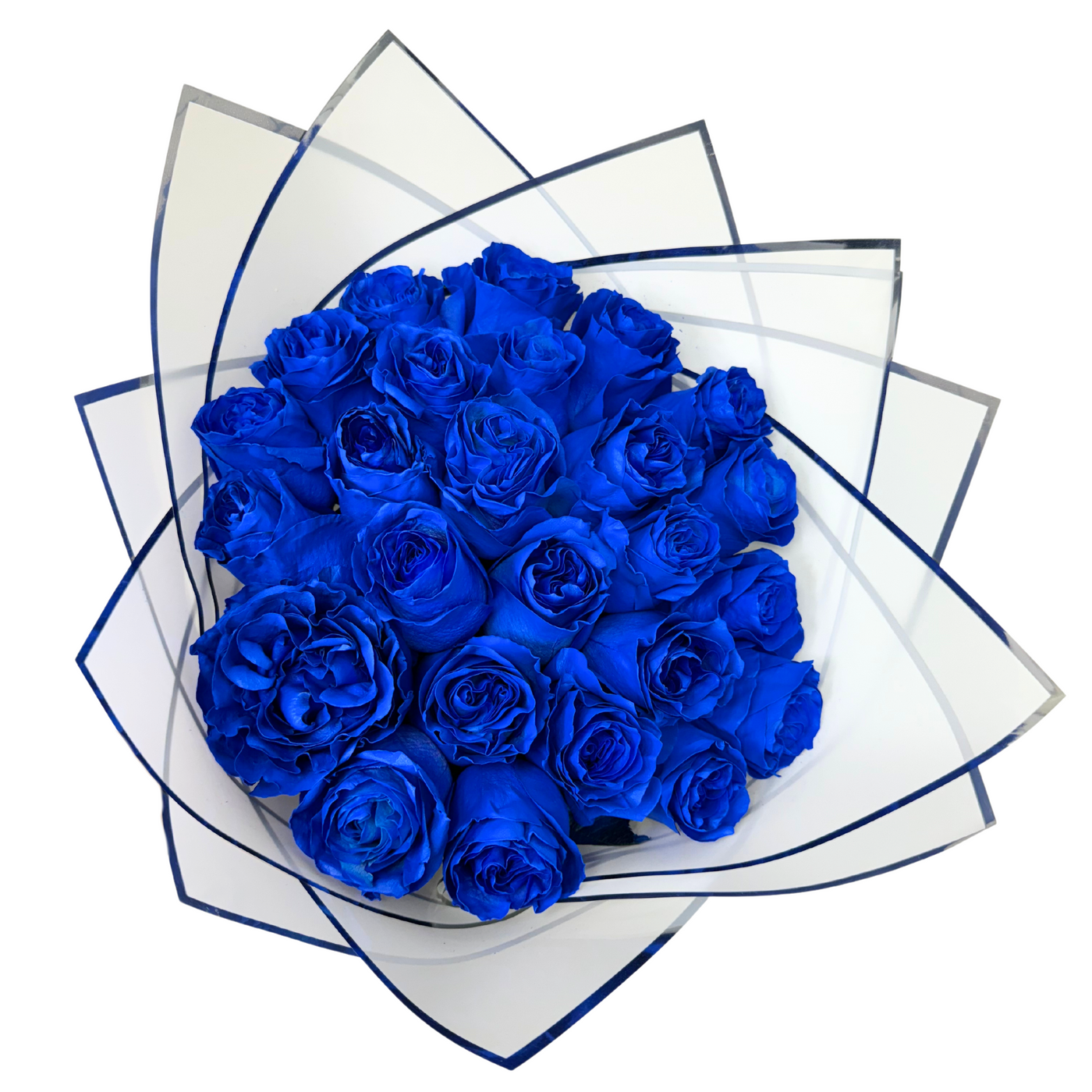 25 Blue Roses Bouquet