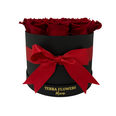 Signature Red Preserved Roses Gift Box