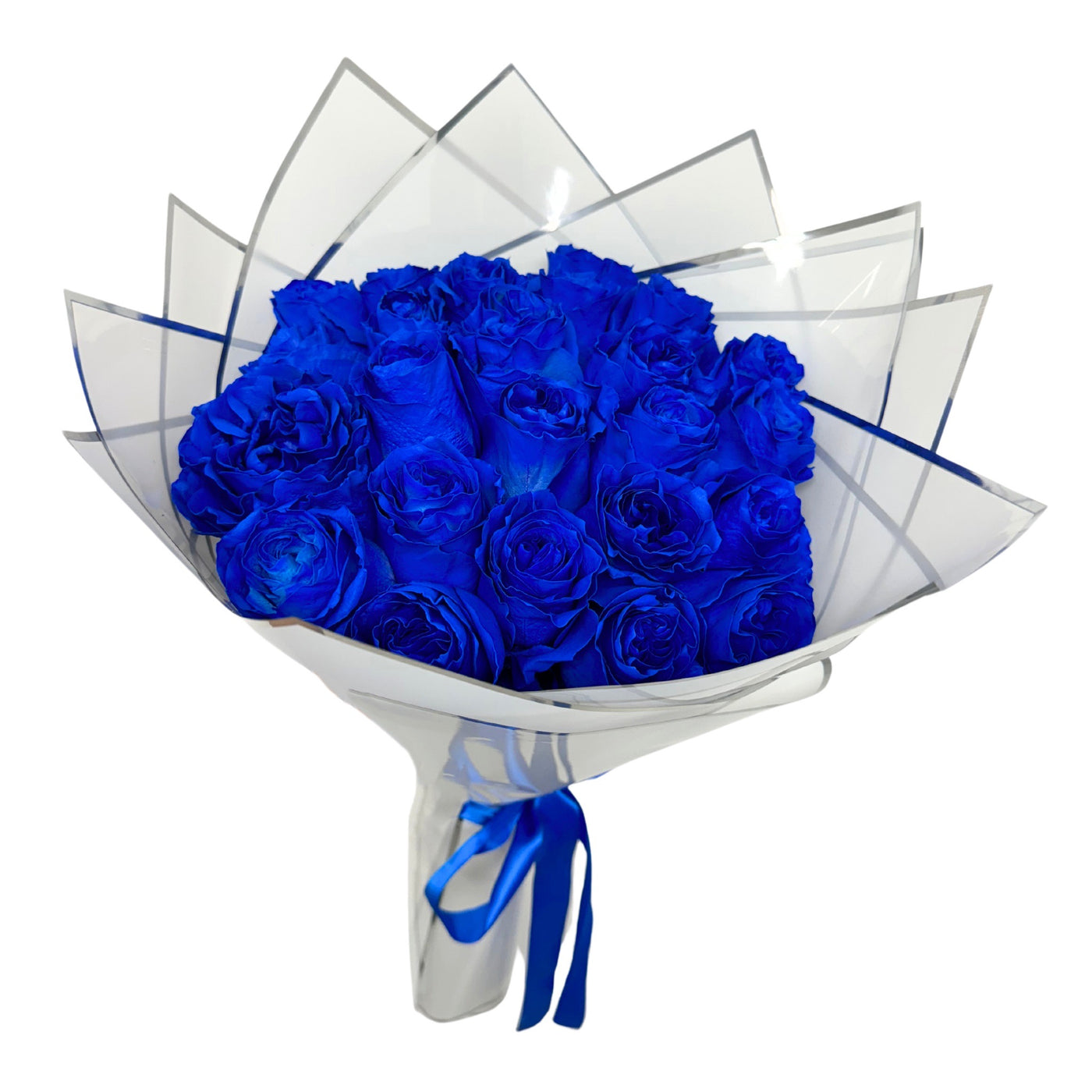 25 Blue Roses Bouquet