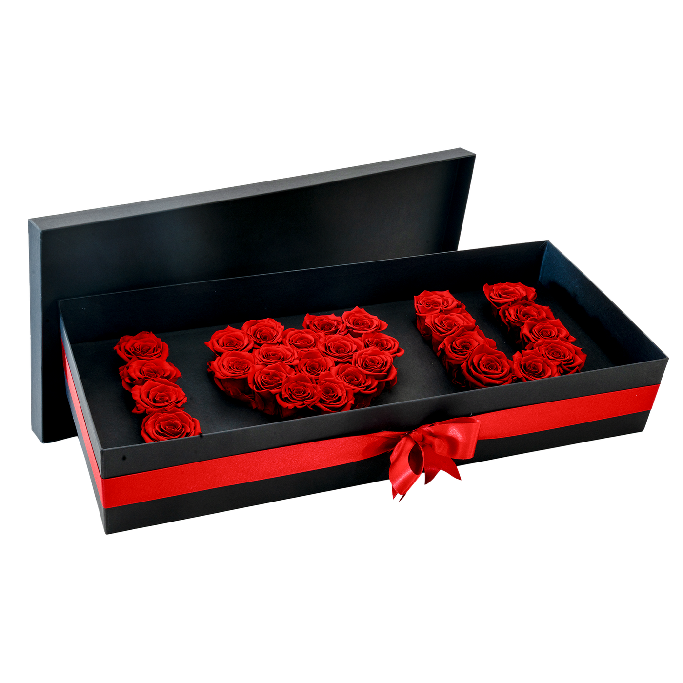 Preserved Red Roses I Love You