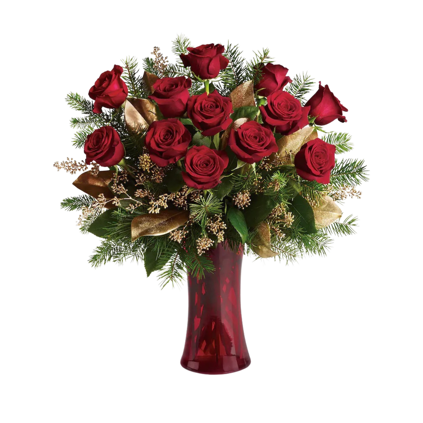 Holiday Dozen Roses